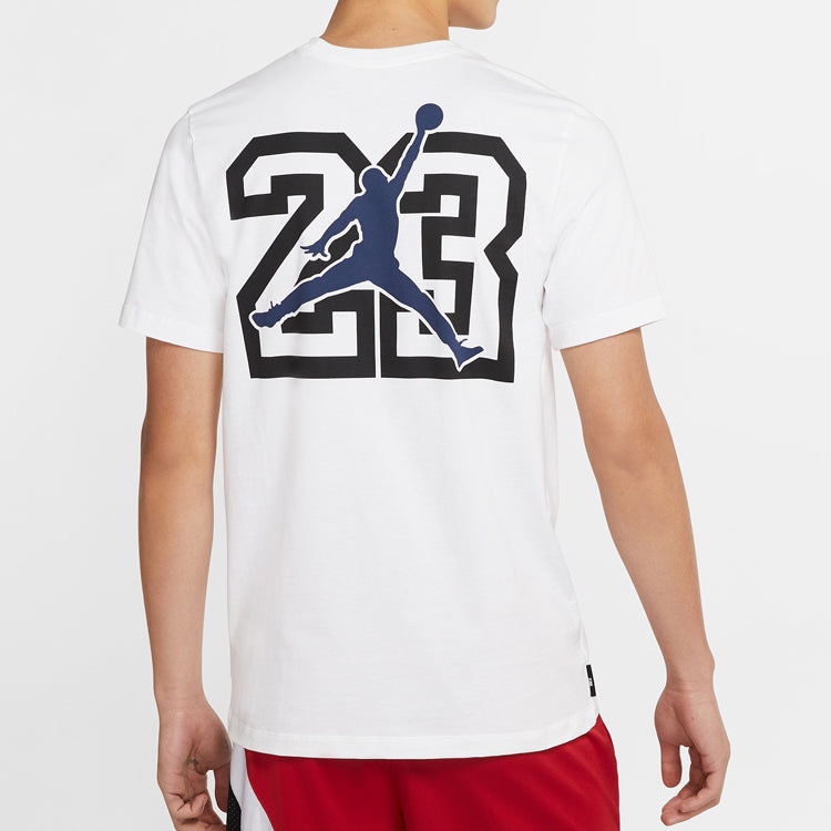 Air Jordan LEGACY AJ13 Sports Short Sleeve White CW0800-100 - 7