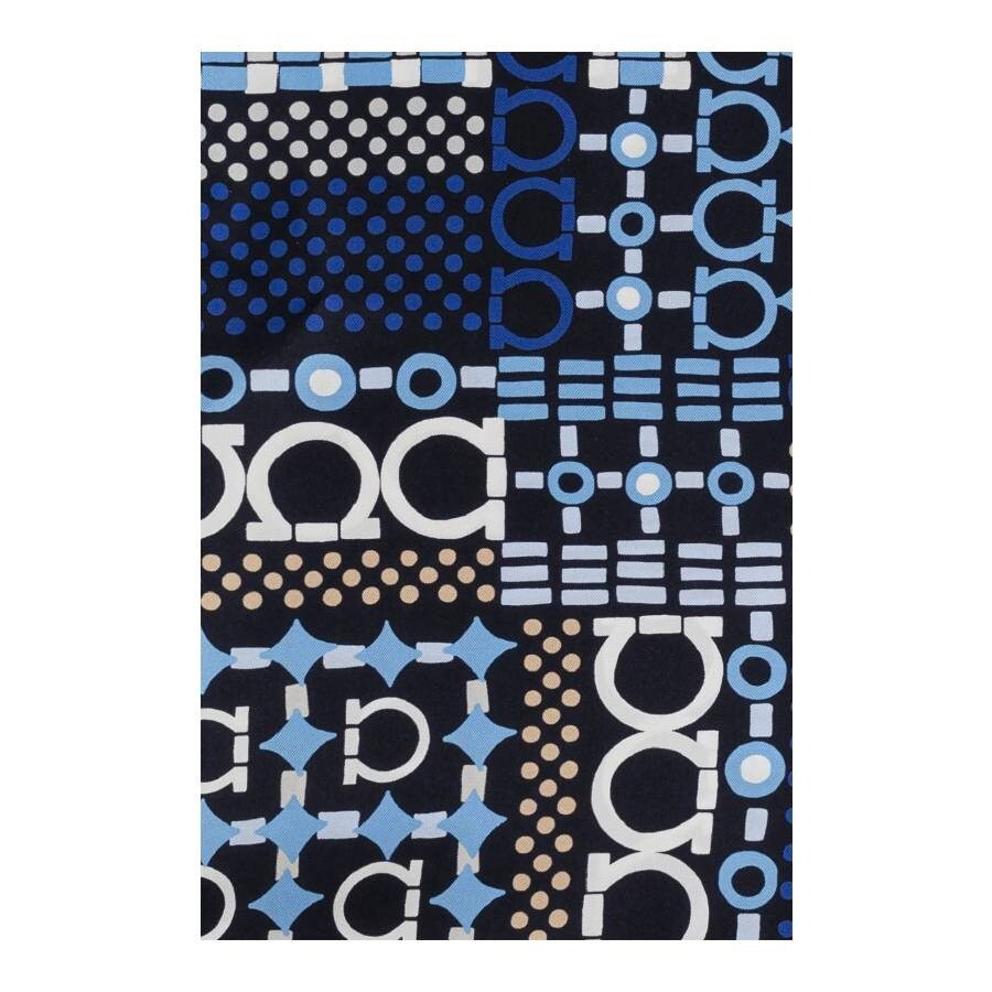 Ferragamo Graphic Print Silk Scarf - 3