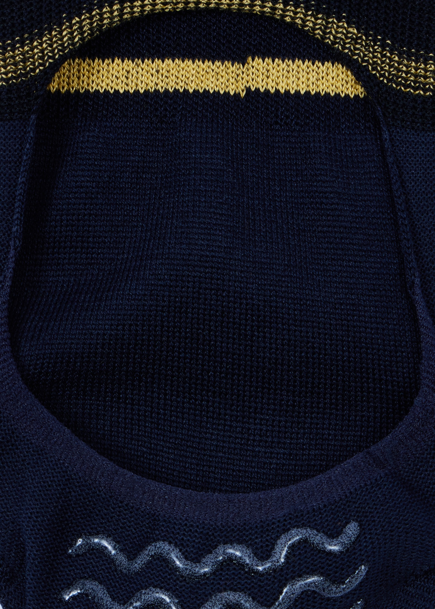 Navy Stripe Loafer Socks - 3