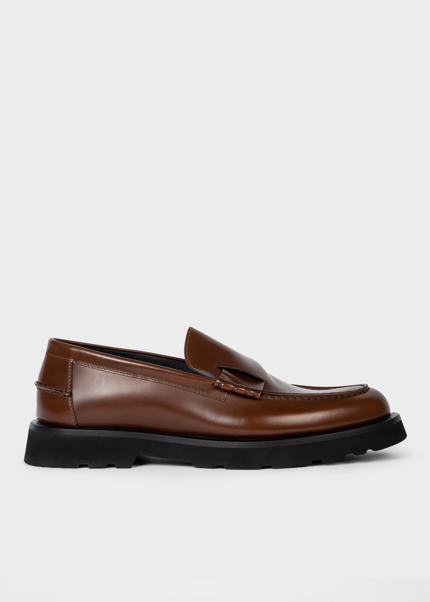 【関税込み】Paul Smith ブラウン Mayfield ローファー Paul Smith Leather 'Mayfield' Loafers | REVERSIBLE