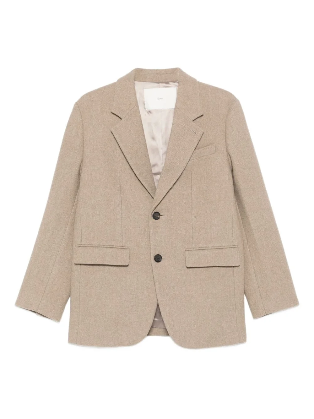 elbow-patch two-button jacket - 1