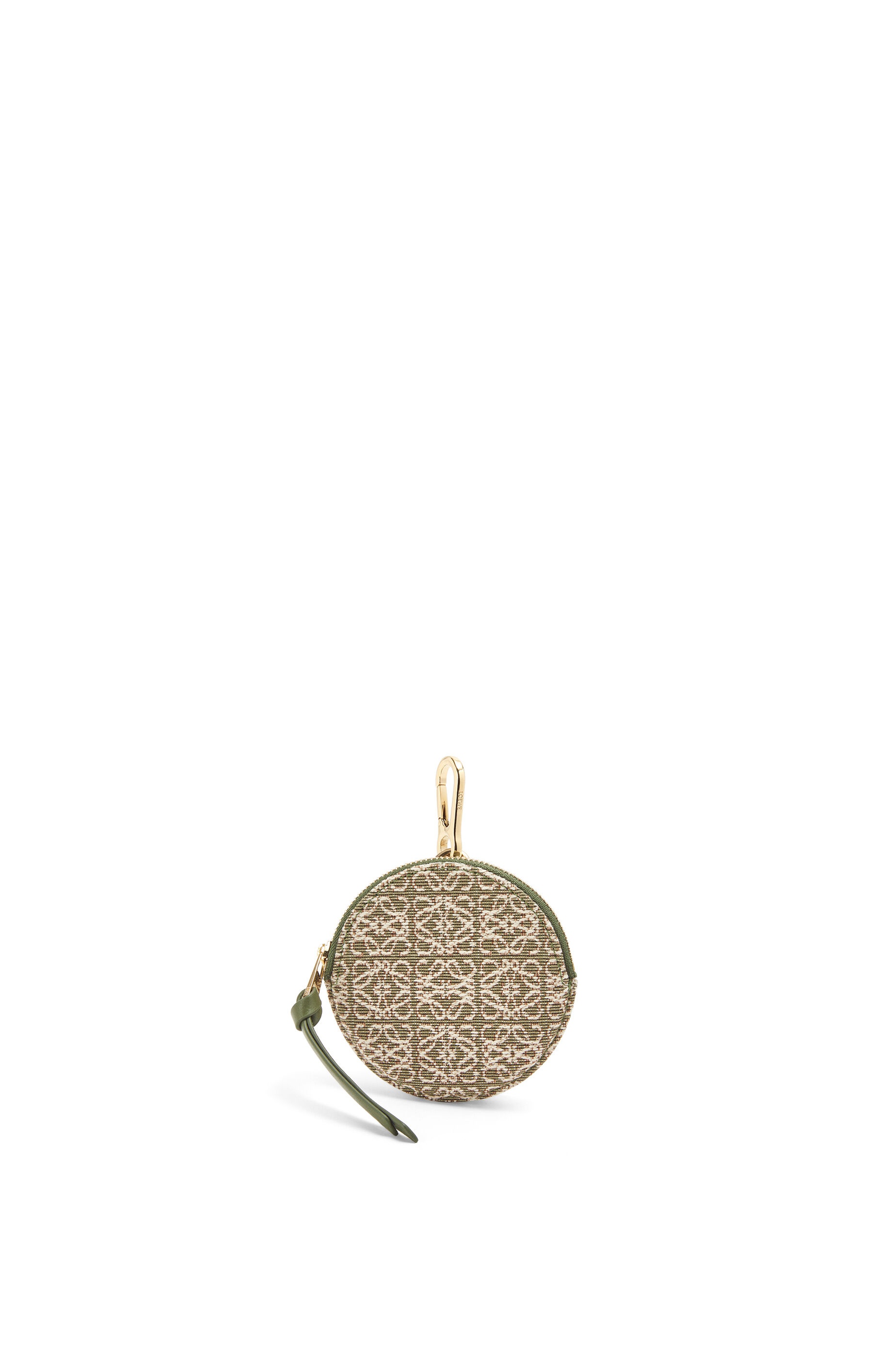 Cookie charm in Anagram jacquard and calfskin - 1