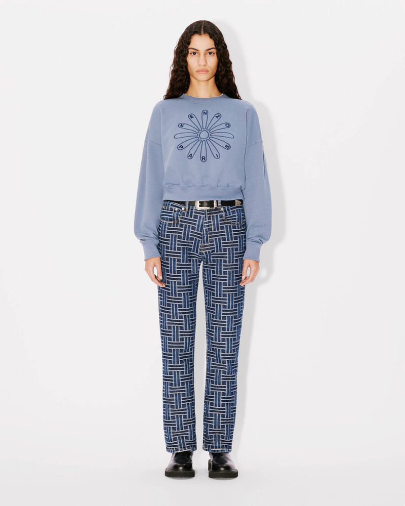 'KENZO Marguerite' cropped embroidered sweatshirt 5
