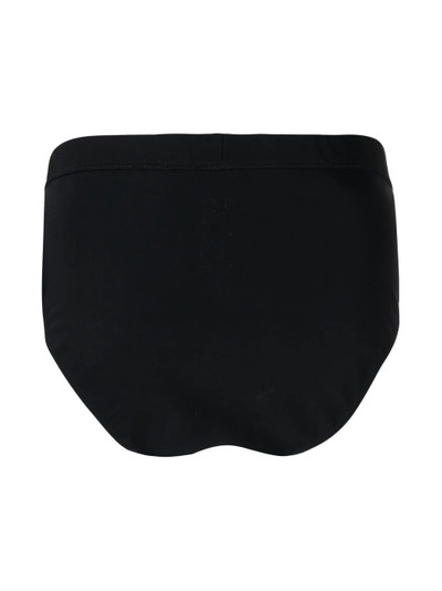 Rick Owens pentagram-stitch swim briefs outlook