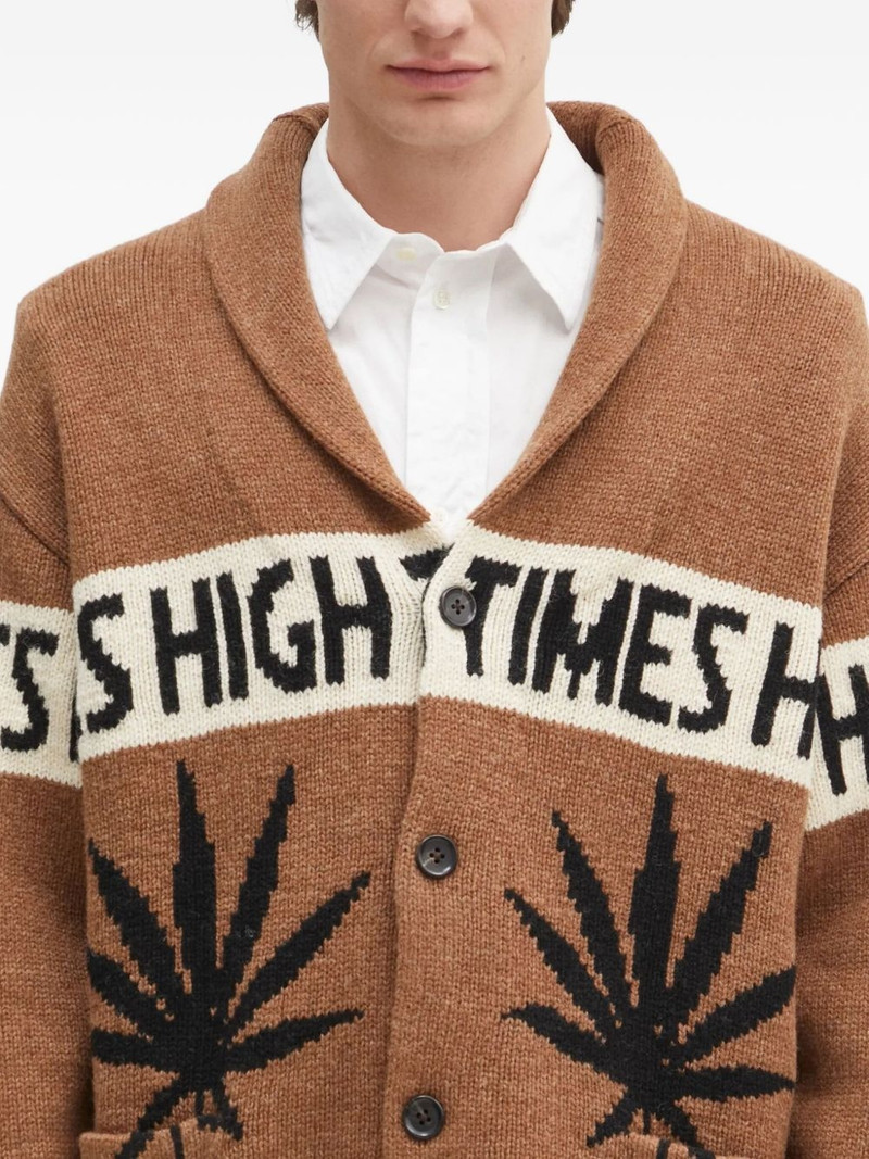 intarsia-knit cardigan 5
