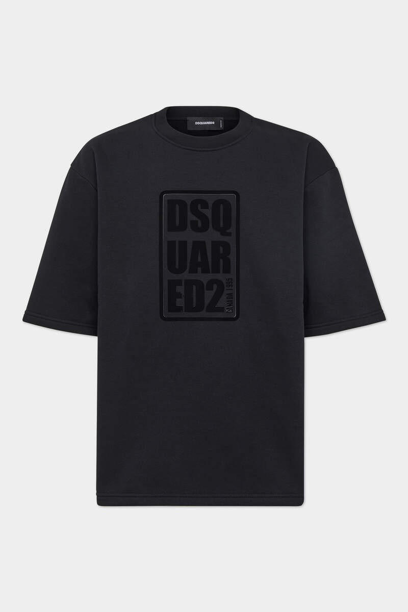 LOOSE FIT SL SHINY LOGO CREWNECK 1