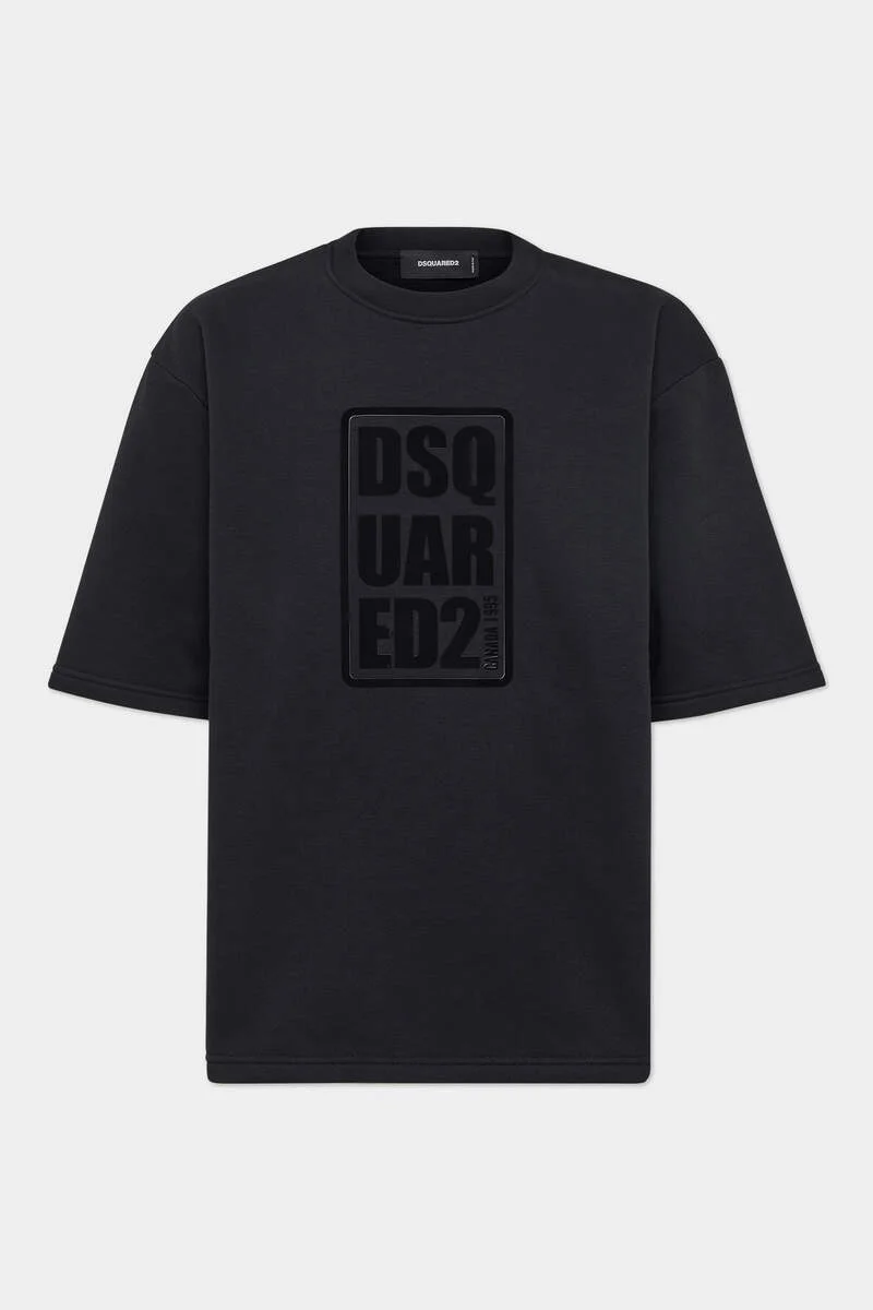 LOOSE FIT SL SHINY LOGO CREWNECK - 1