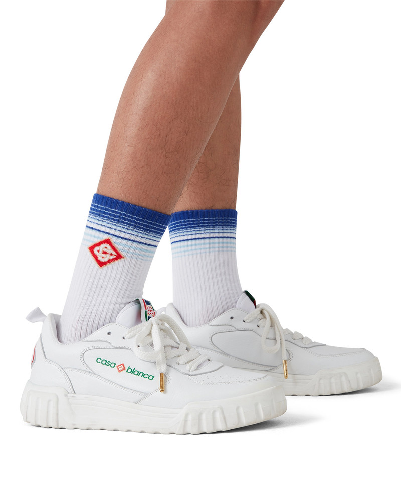 CASABLANCA Blue Fade Socks | Casablanca Paris outlook