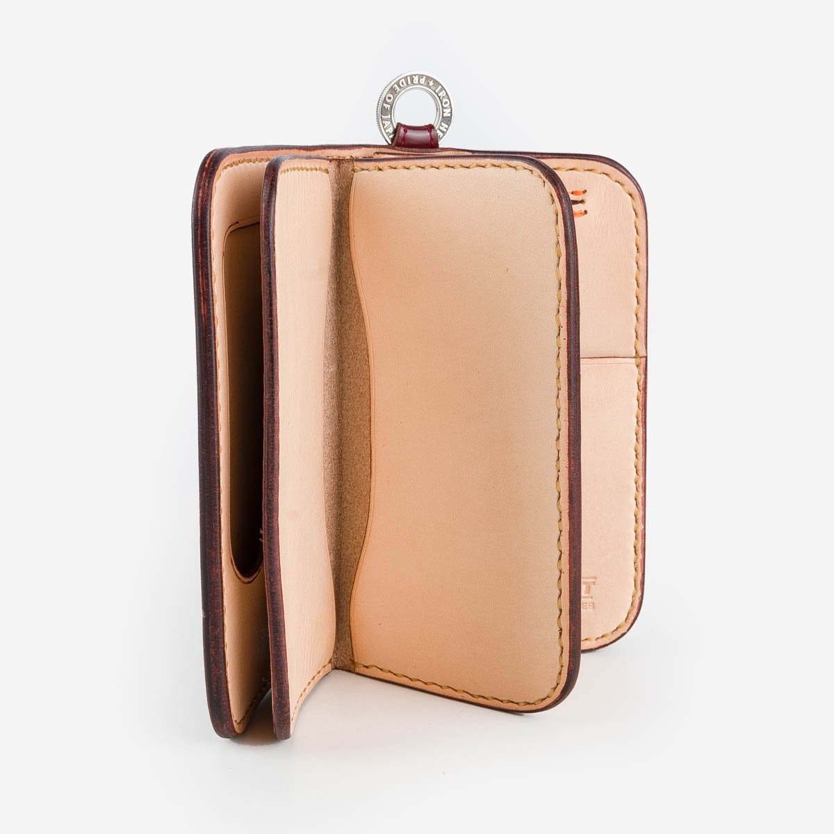 Iron Heart IHG-02-OXB Medium Shell Cordovan Wallet - Ox Blood | REVERSIBLE