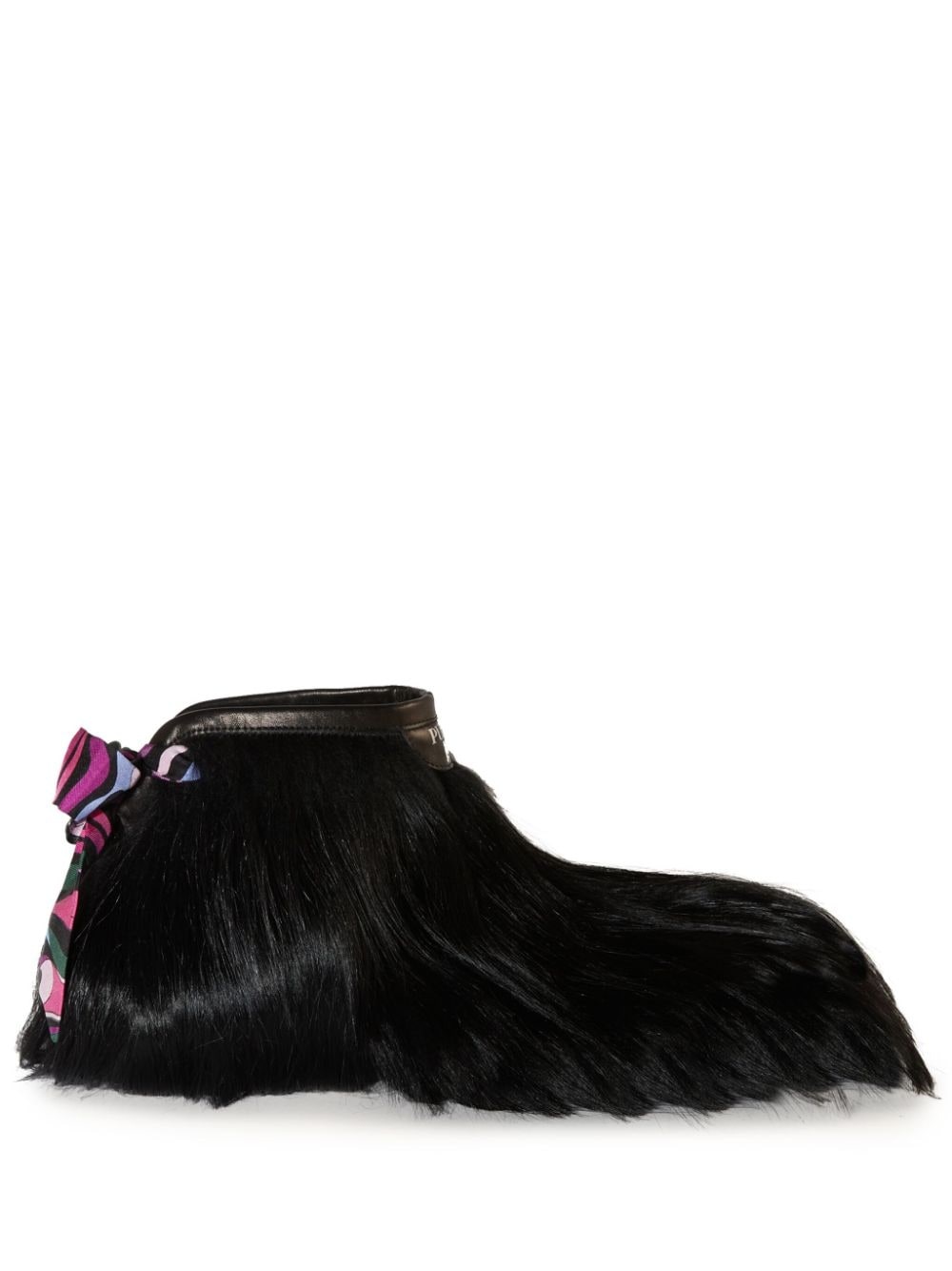 Doggy goat-hair ankle boots - 1