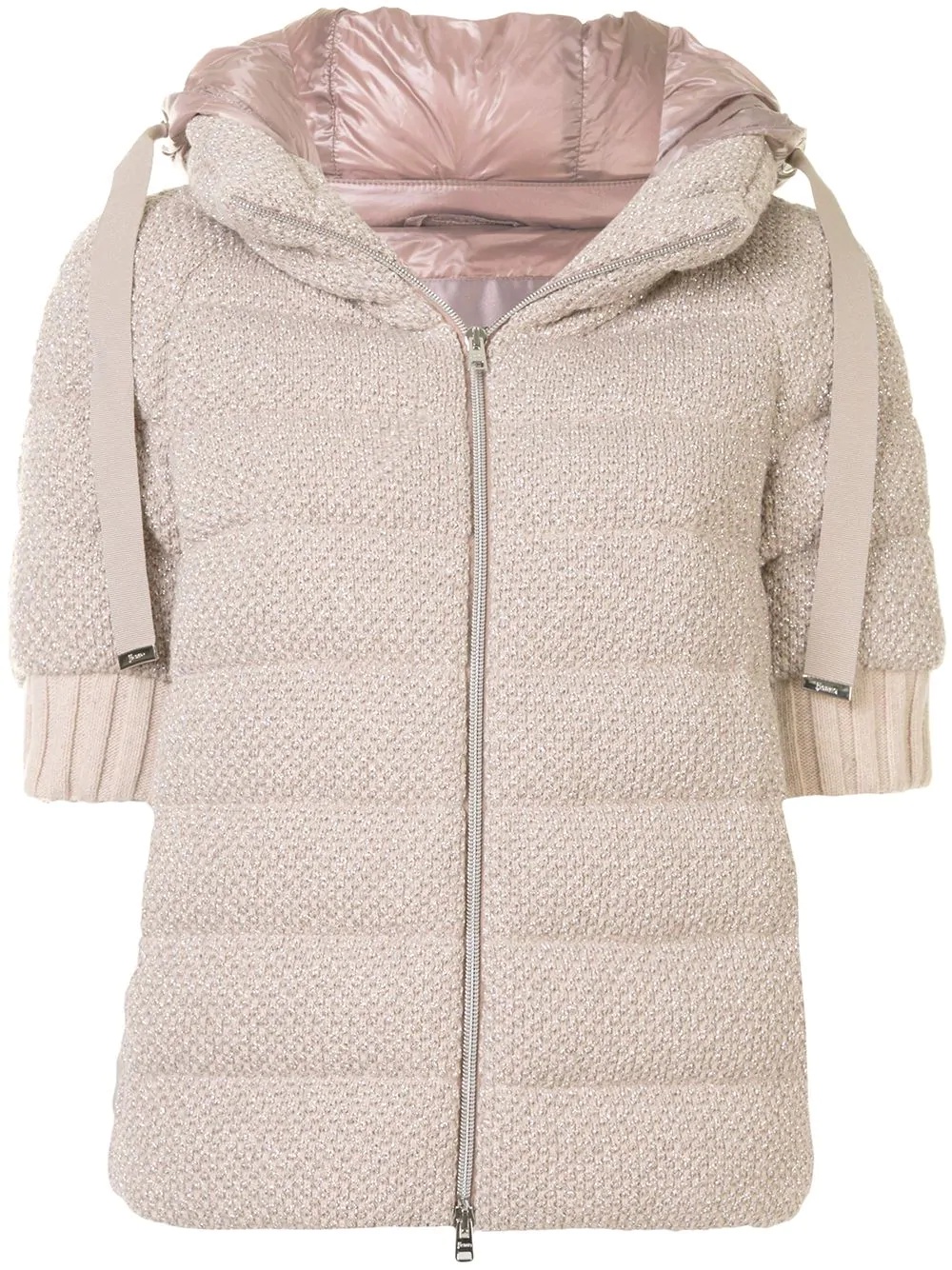 hooded padded jacket - 1