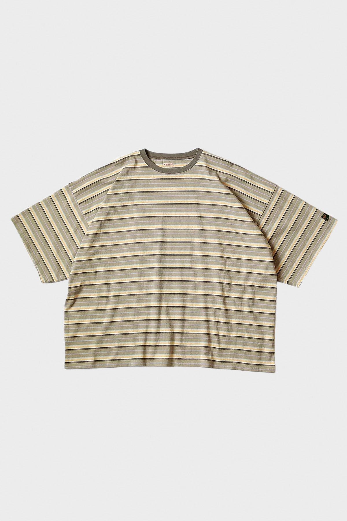 Multi Stripe Jersey HUGE-T - Beige/Ecru - 1