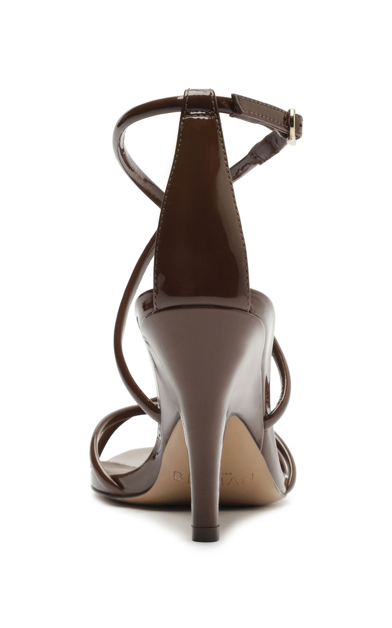 Lory Patent Leather Sandals brown - 4