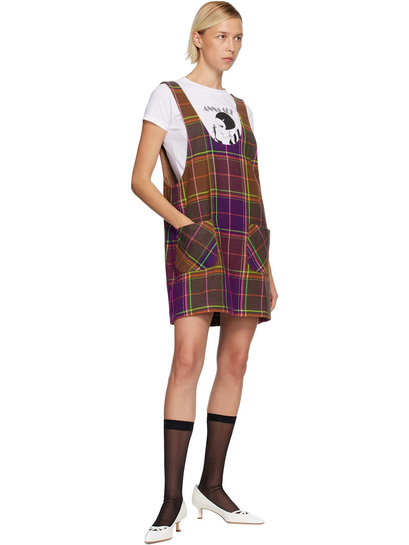 ANNA SUI SSENSE Exclusive Brown Jumper Minidress outlook