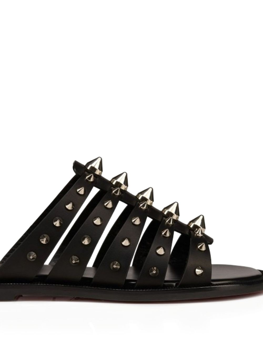 spike-embellished slide sandals - 2
