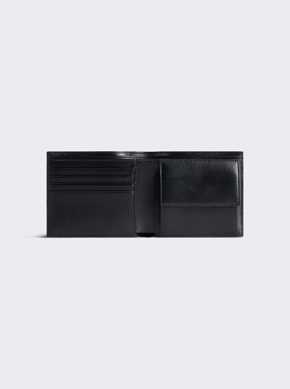 Cash Square Fold Coin Wallet Black - 2