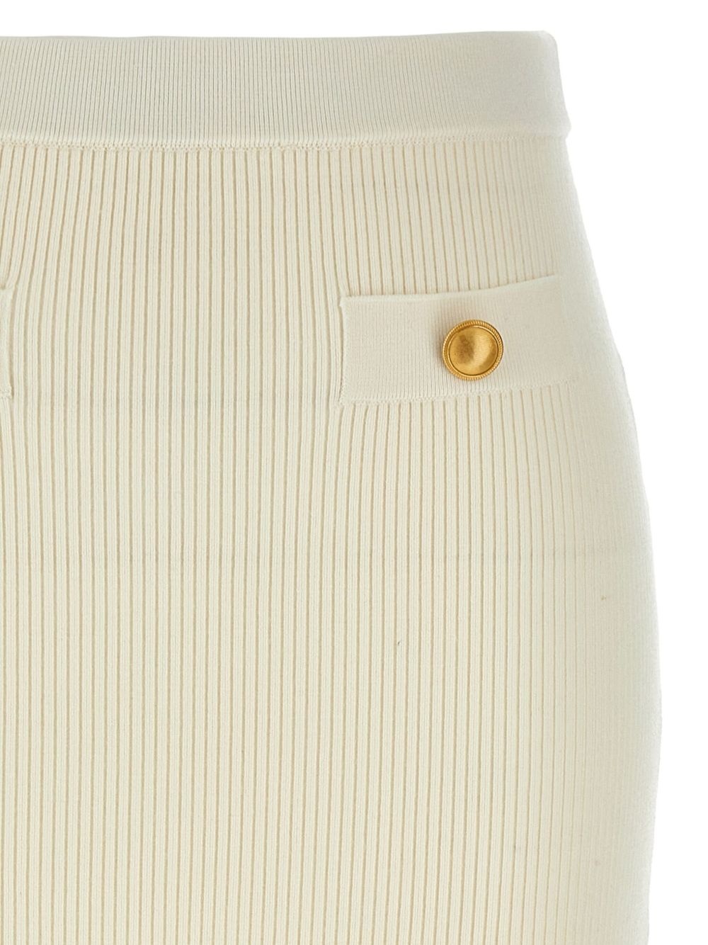 high waisted midi skirt - 3
