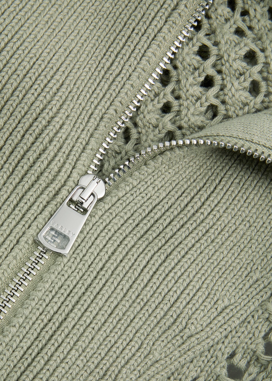Varley Bains Half-zip Open-knit Vest - 5