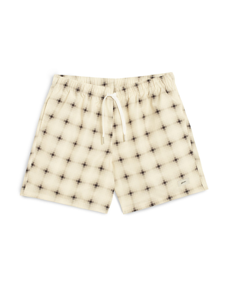 Ivory Digi Plaid Swim Trunk 1