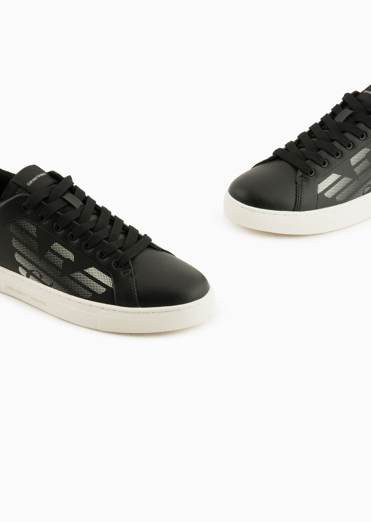 ASV regenerated-leather sneakers with oversized eagle and suede back - 5