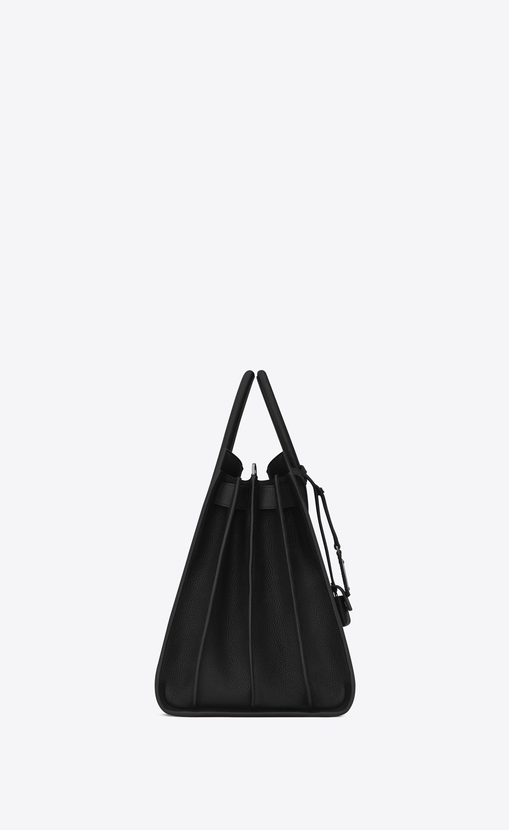 sac de jour large in grained leather - 3