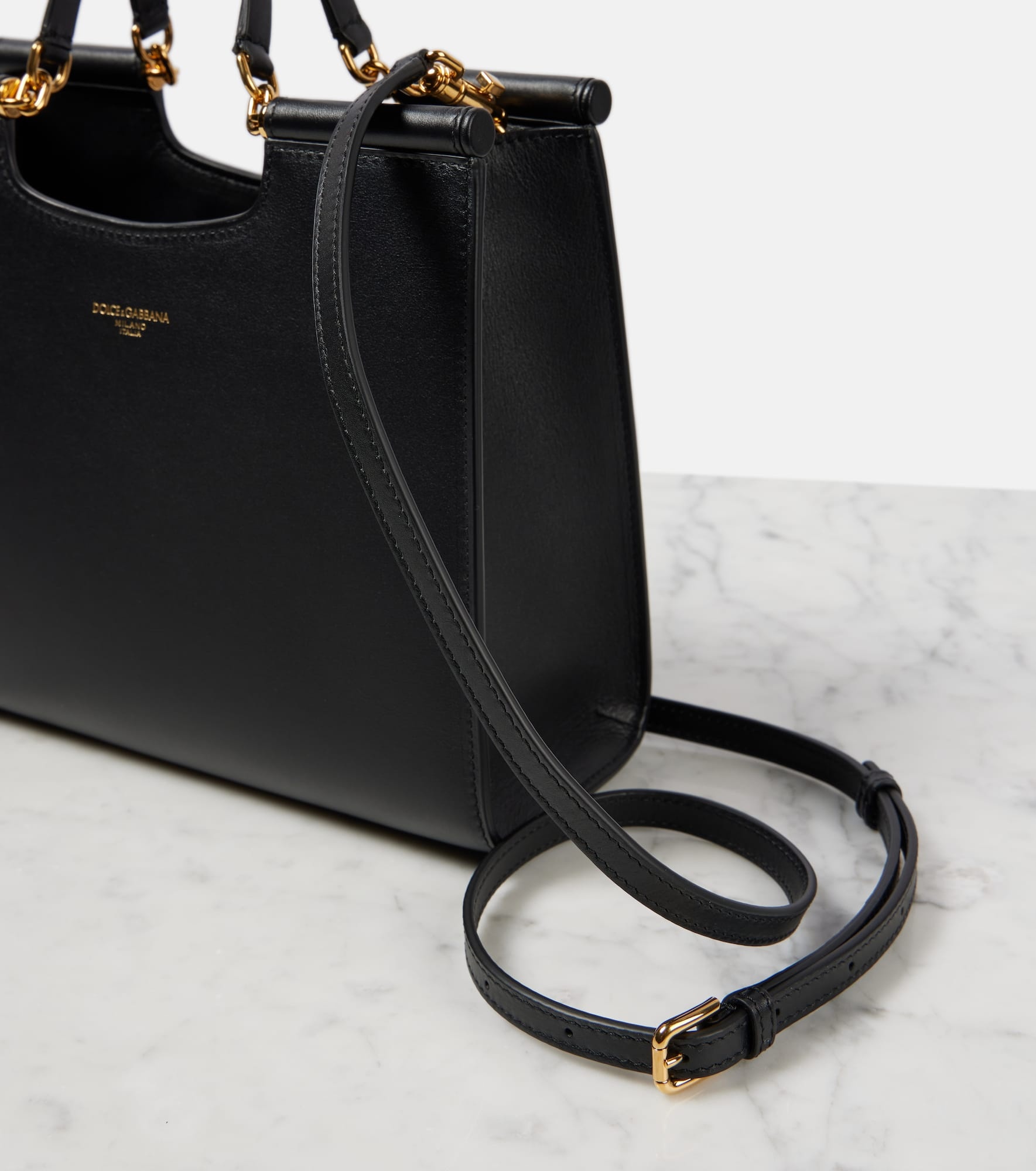 Sicily Medium leather tote bag - 6