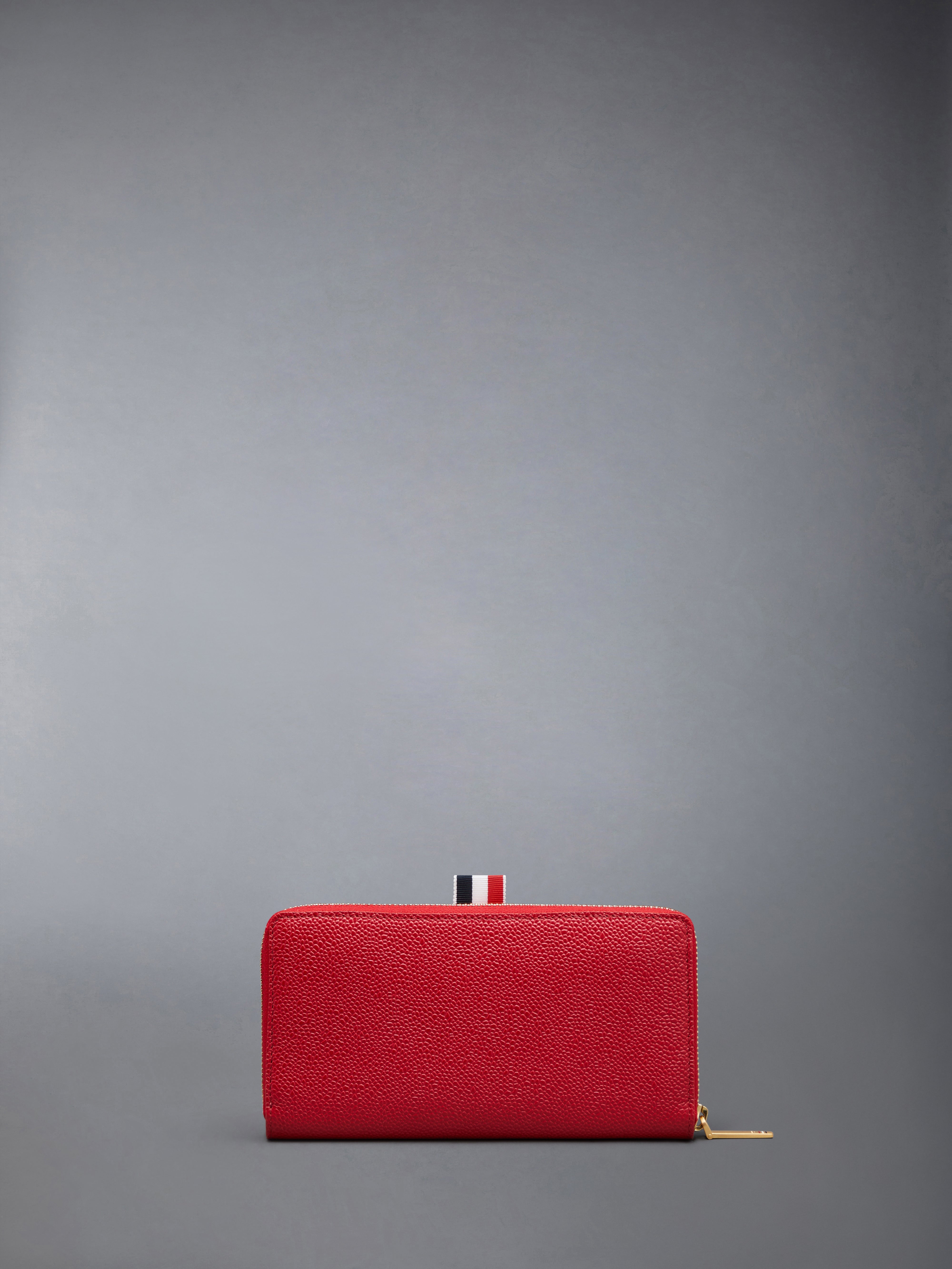 PEBBLE GRAIN SLIM LONG ZIPAROUND PURSE - 2