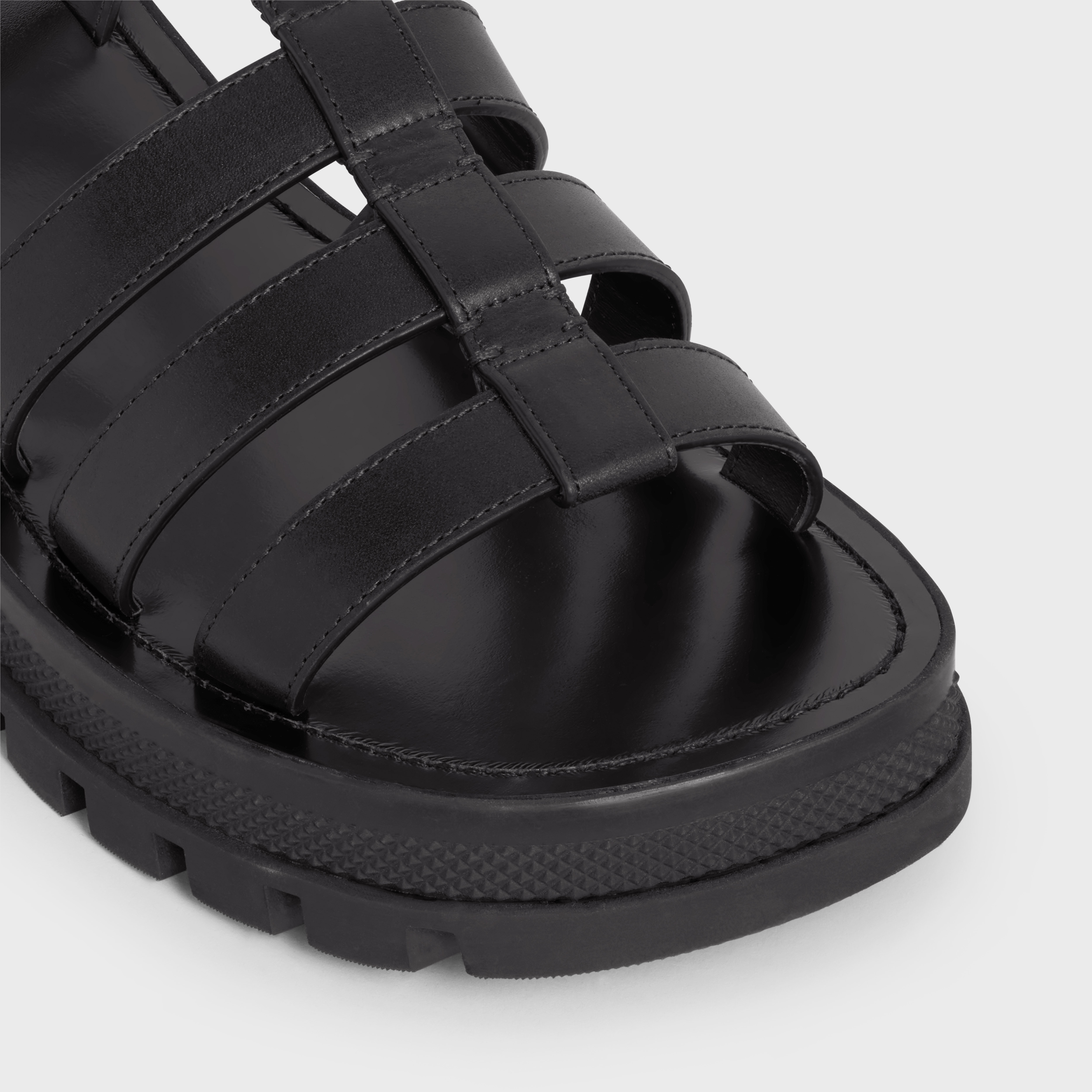 CLEA TRIOMPHE GLADIATOR CHUNKY SANDAL in Vegetal Calfskin - 4