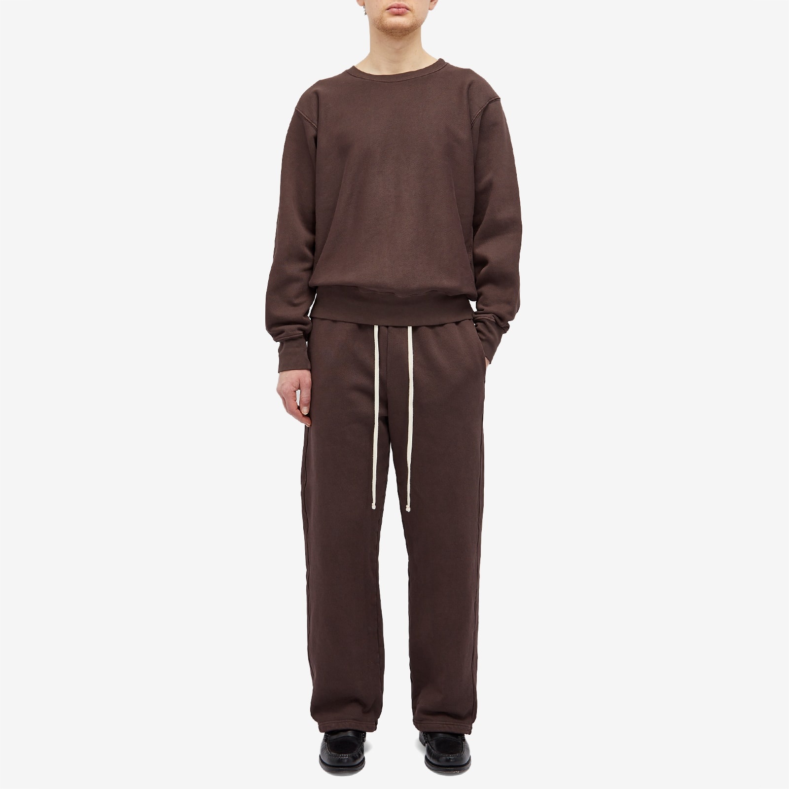 LES TIEN Les Tien Heavyweight Crop Crew Sweat | endclothing