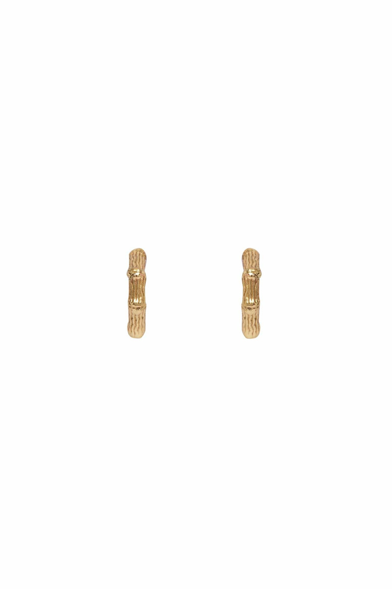 ALÉMAIS Team Spirit Bamboo Hoop Earrings outlook