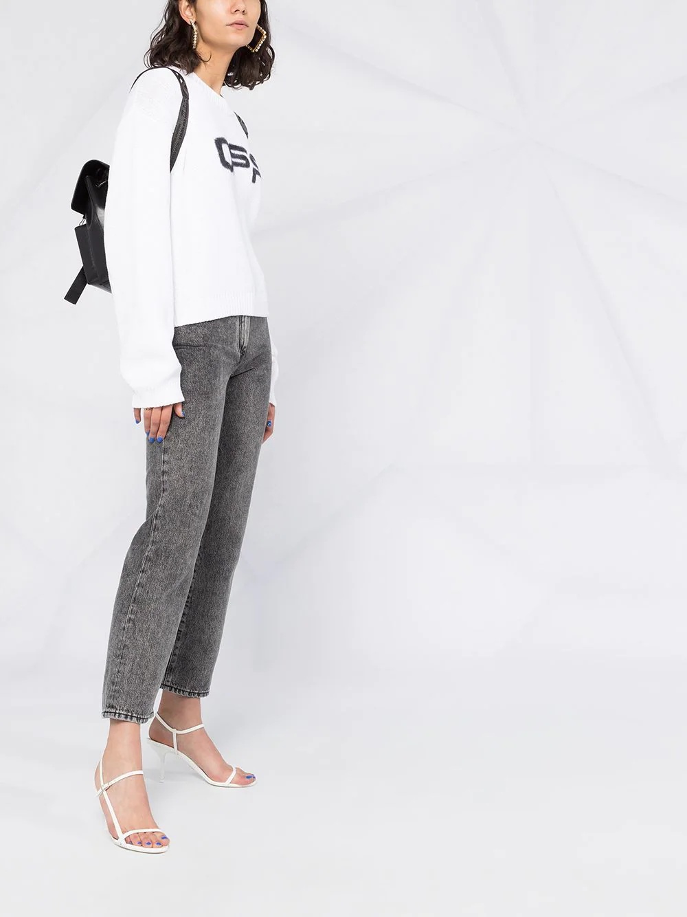 cropped leg mid-rise jeans - 4