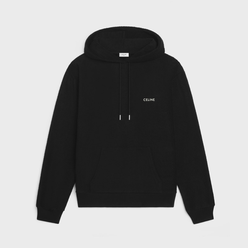 celine loose hoodie in cotton terry 1
