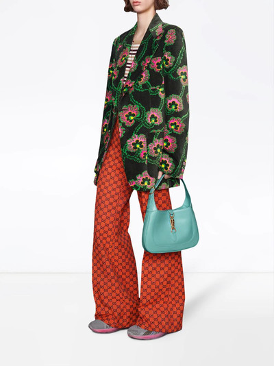 GUCCI x Ken Scott floral print velvet jacket outlook