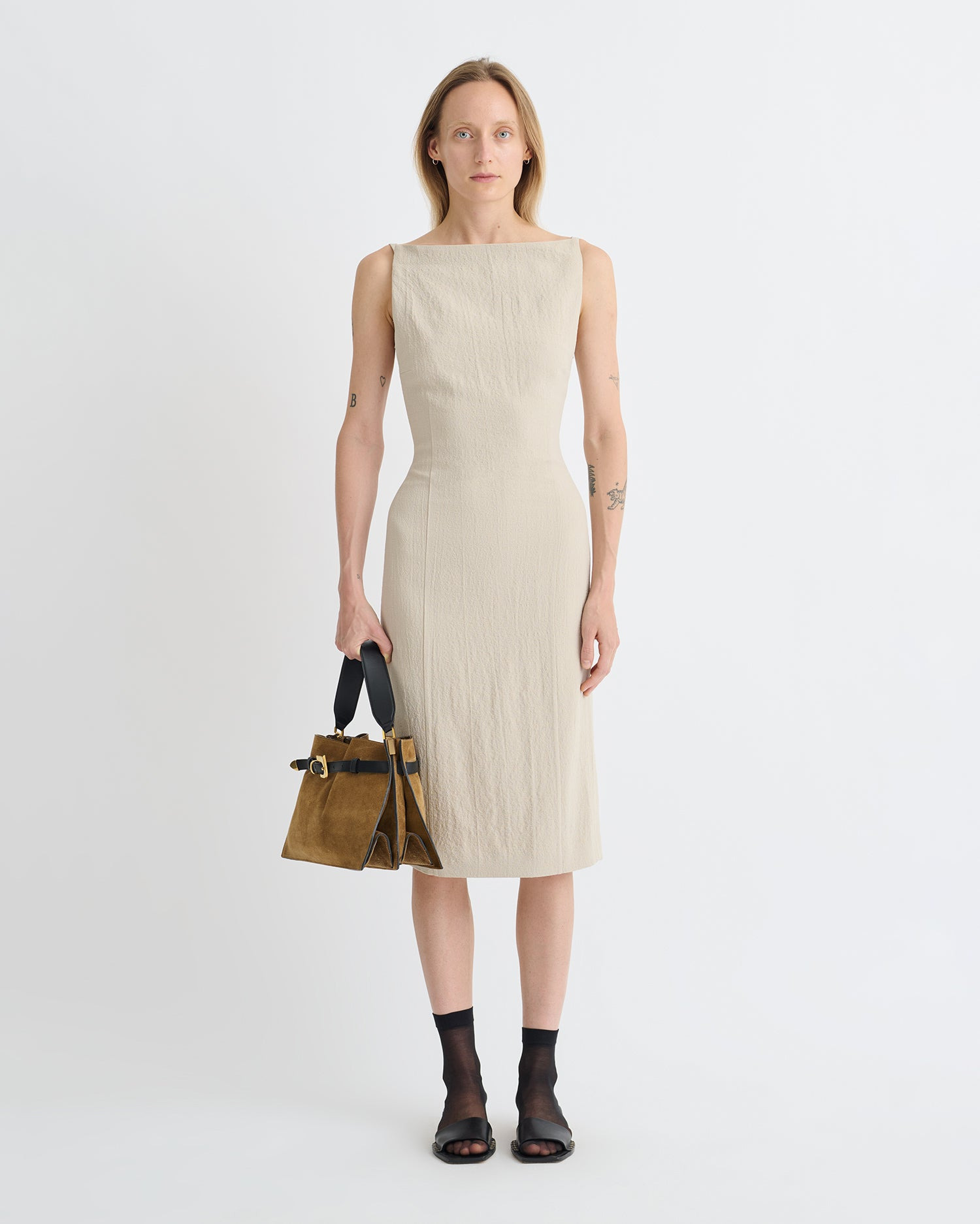 Seersucker Suiting Dress - 3