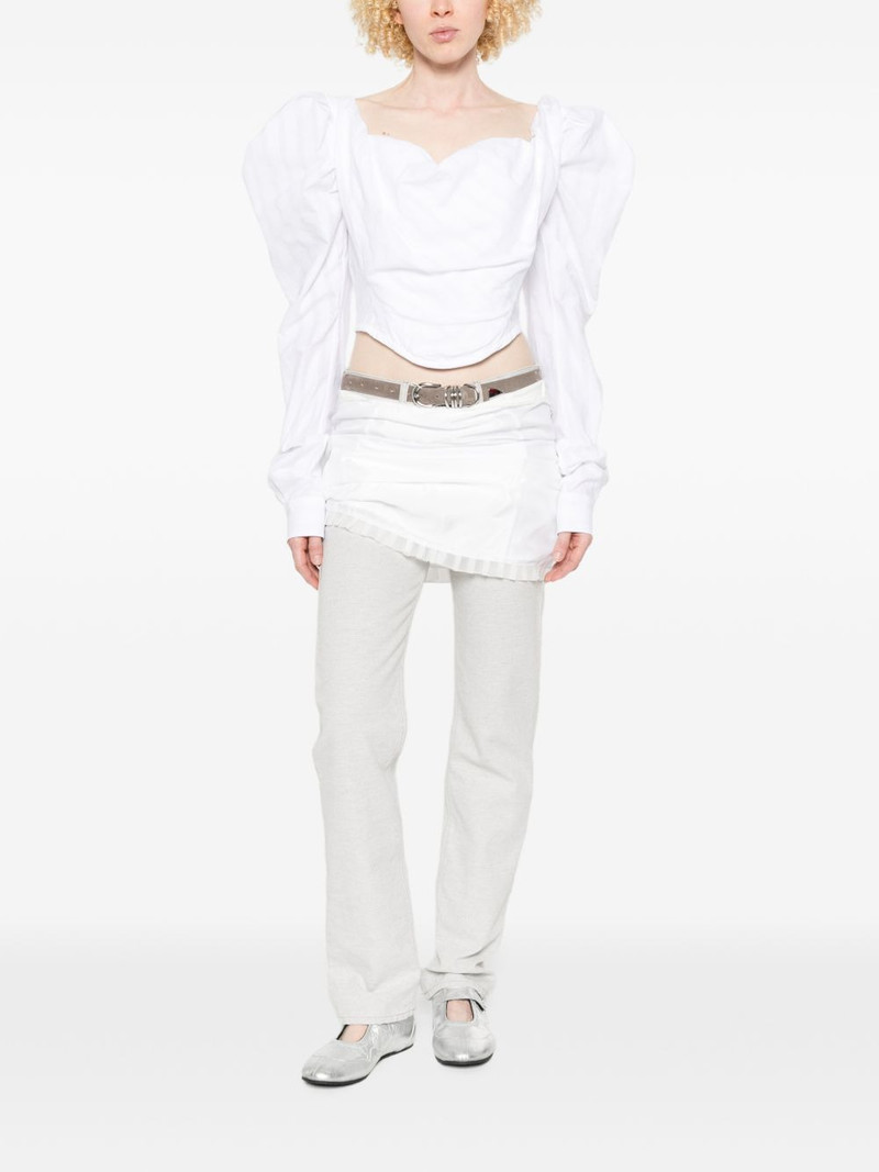 Vivienne Westwood LS Sunday puff-sleeve corset top outlook