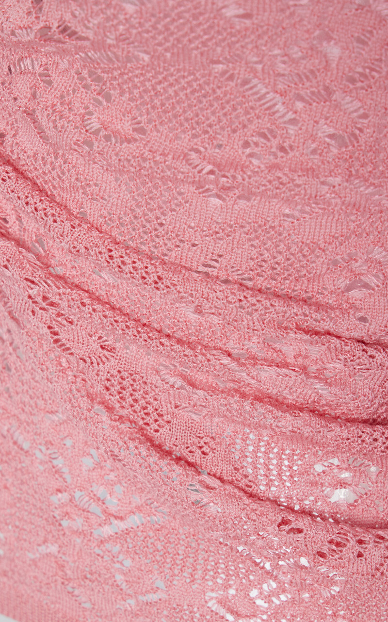 Pontus Wool-Silk Lace Tank Top pink 5