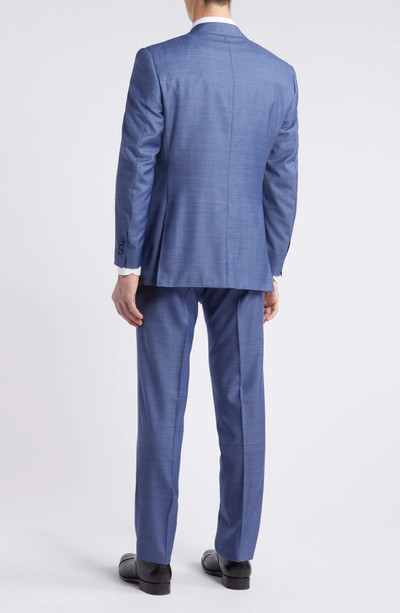 Canali Siena Regular Fit Mélange Wool Suit outlook