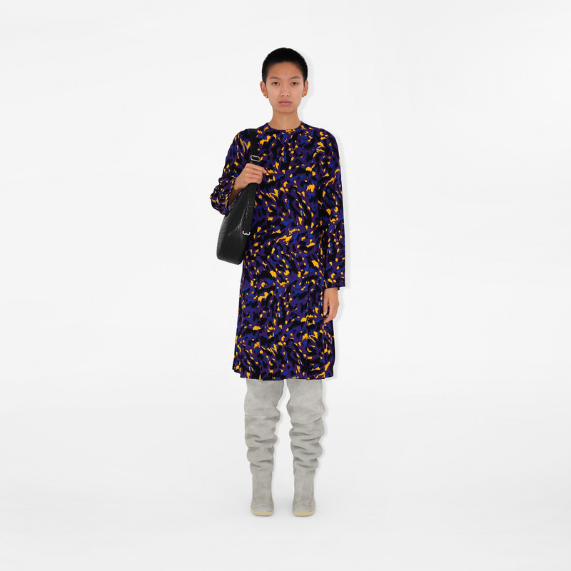 Burberry Camouflage Print Dress outlook