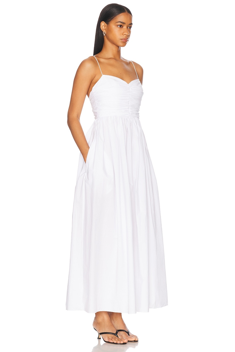 Gathered Bodice Dress - 2