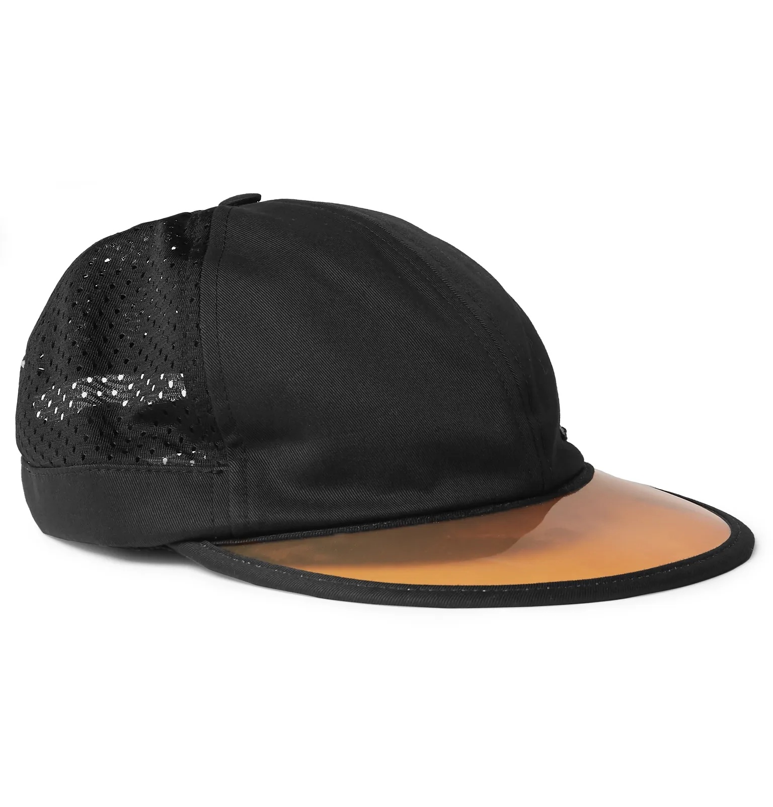 Embroidered Cotton-Twill and Mesh Baseball Cap - 1