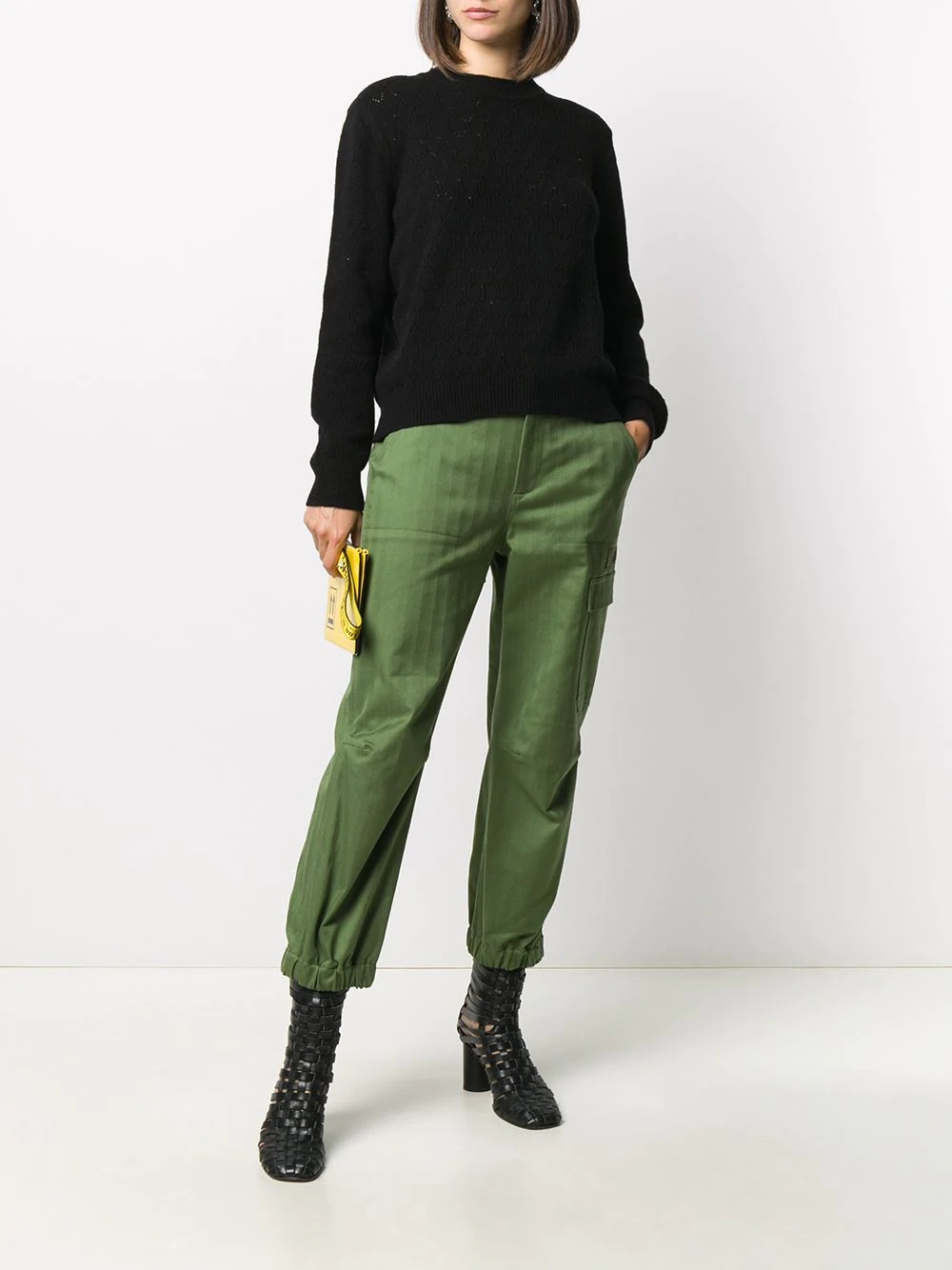 tapered cargo trousers - 2