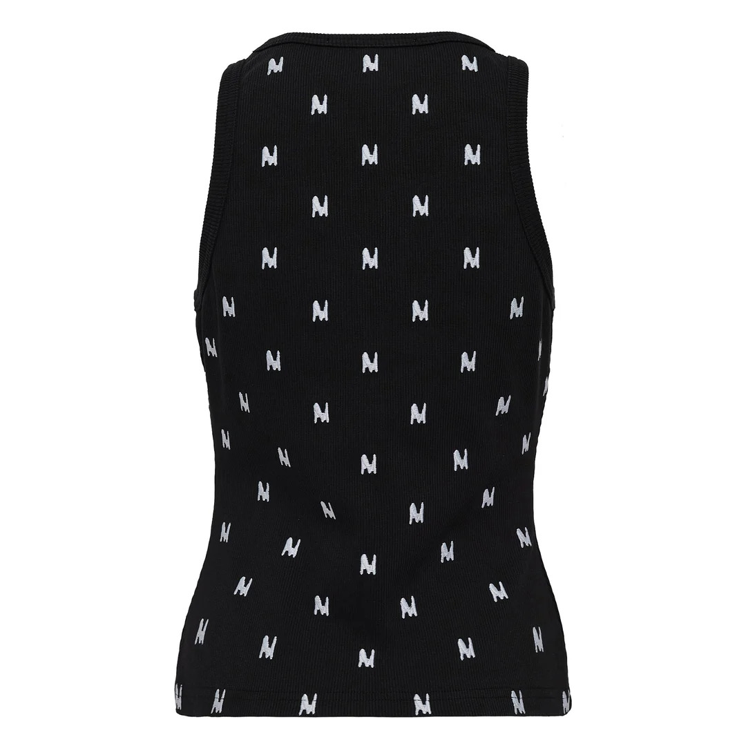 All Over M Fitted Tank Top - 2