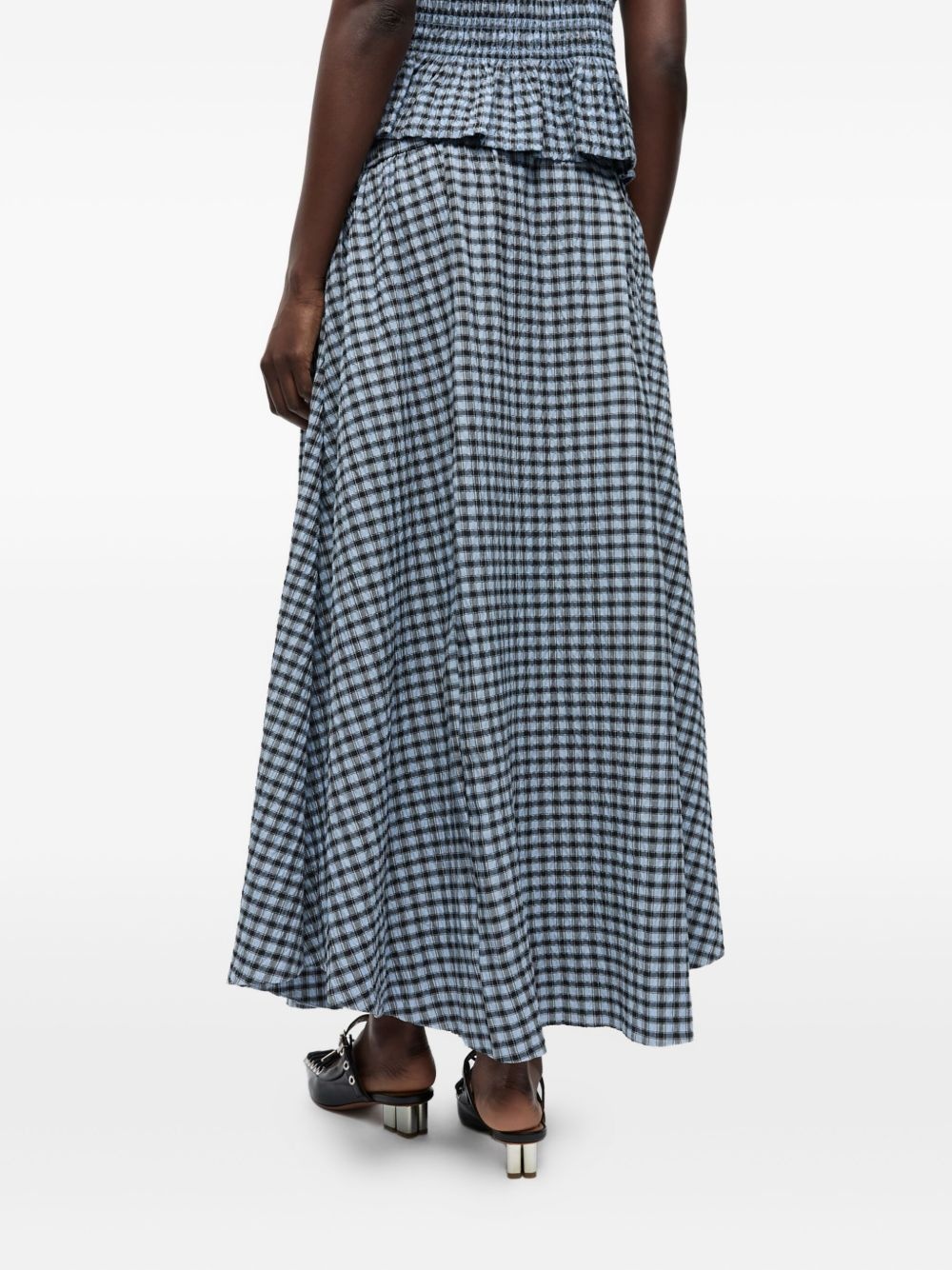 checkered skirt - 4