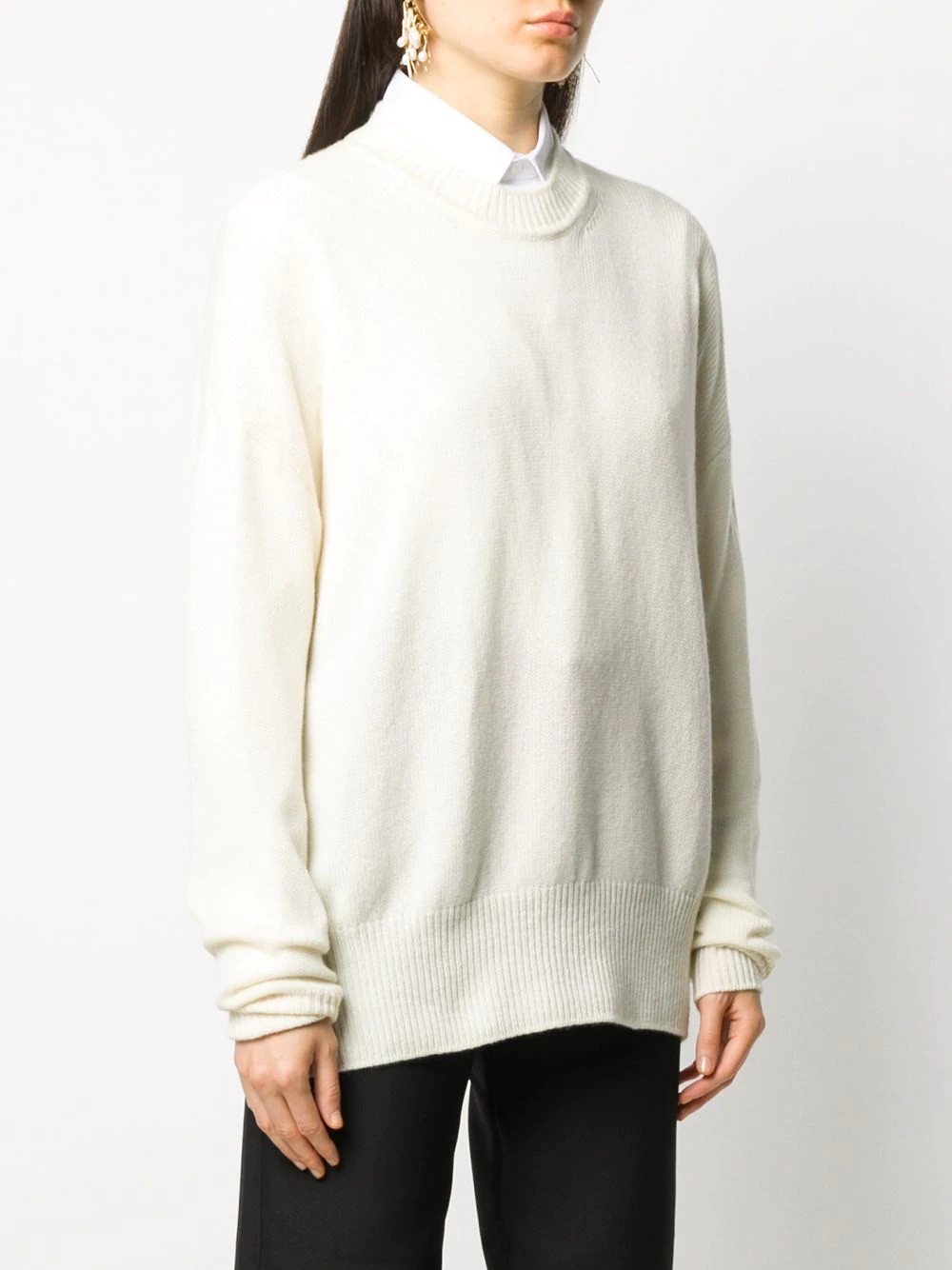 knitted cashmere jumper - 3