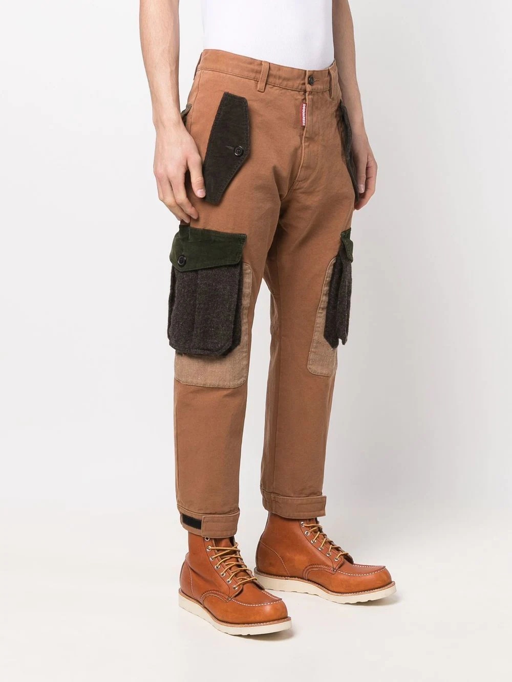 tapered cargo trousers - 3