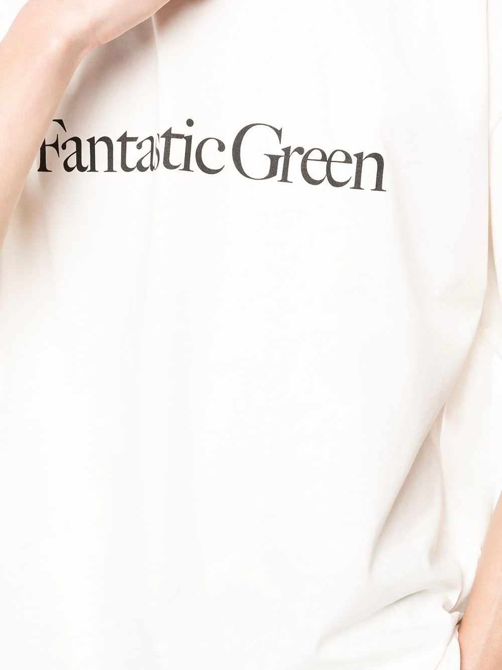 Fantastic Green cotton T-shirt - 5