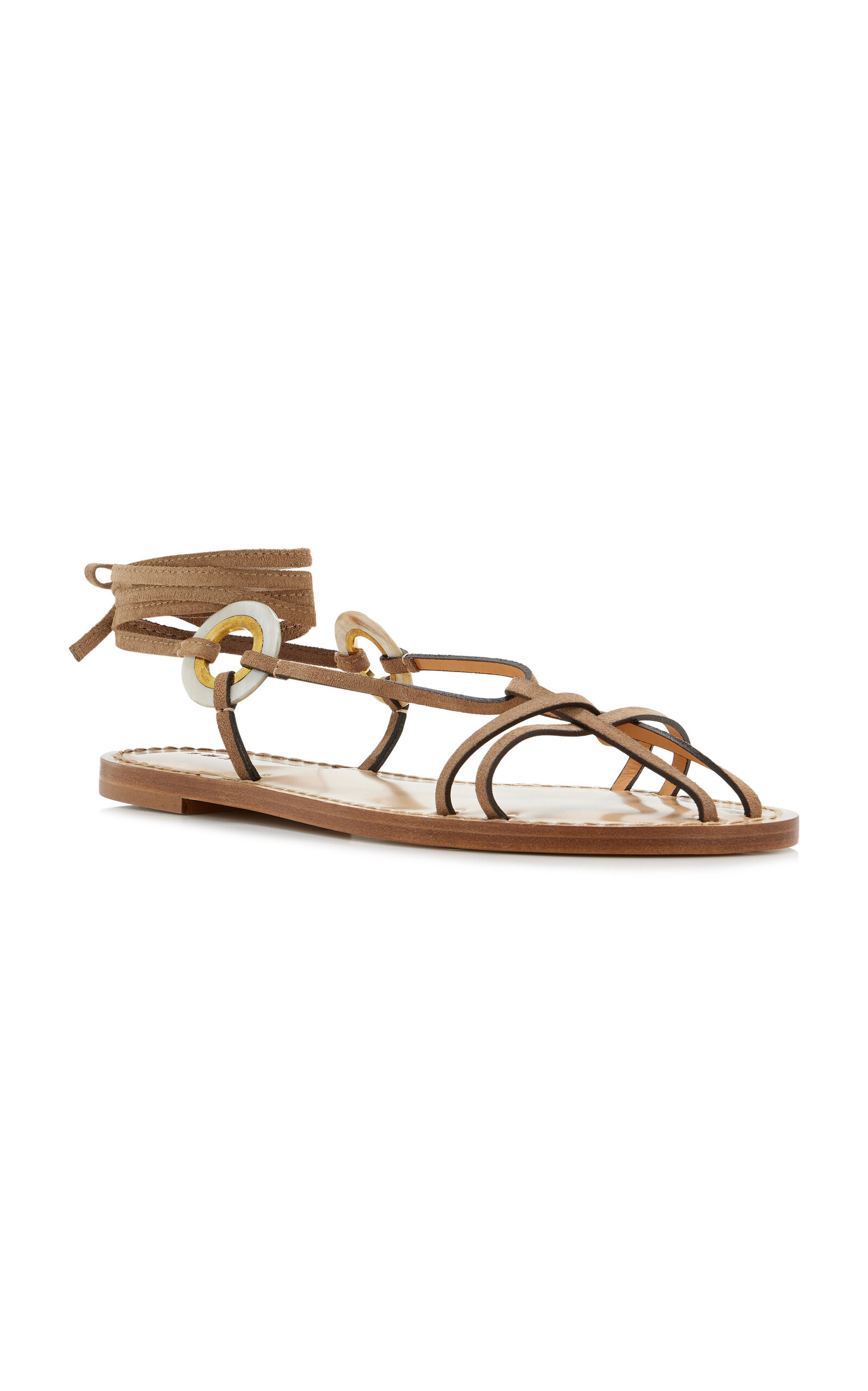 The Rongai Suede Sandals neutral - 4