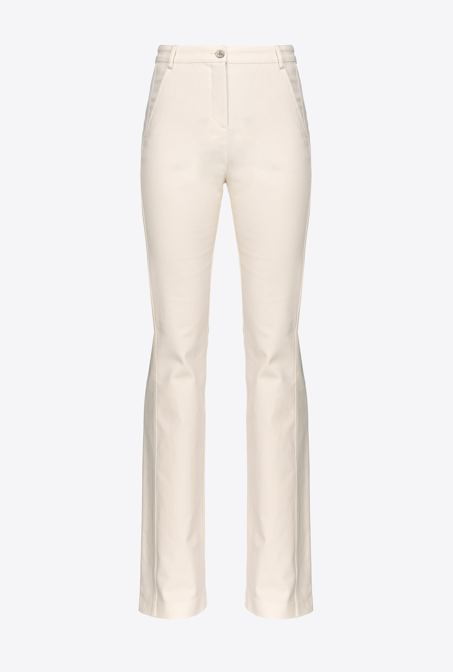 FLARED TRICOTINE TROUSERS - 1