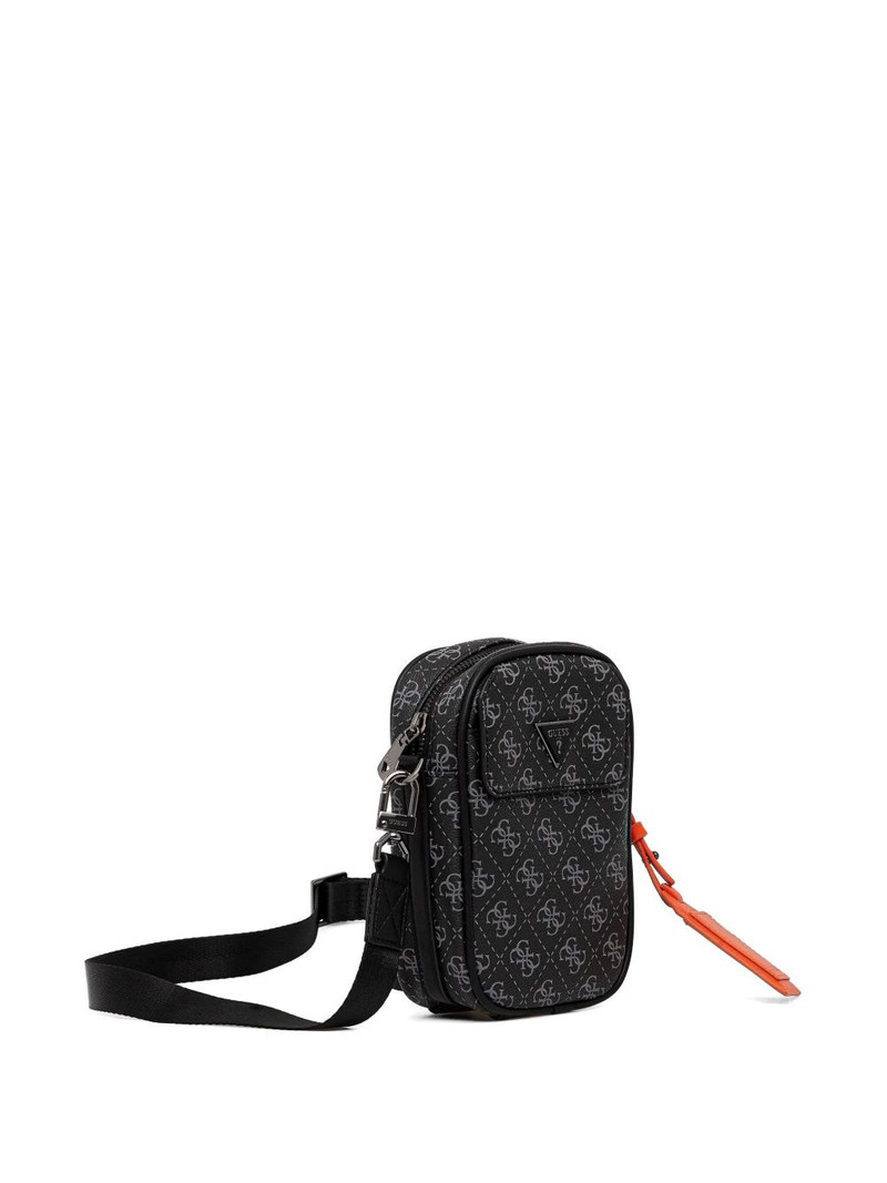 GUESS USA Milano 4G monogram-pattern messenger bag outlook