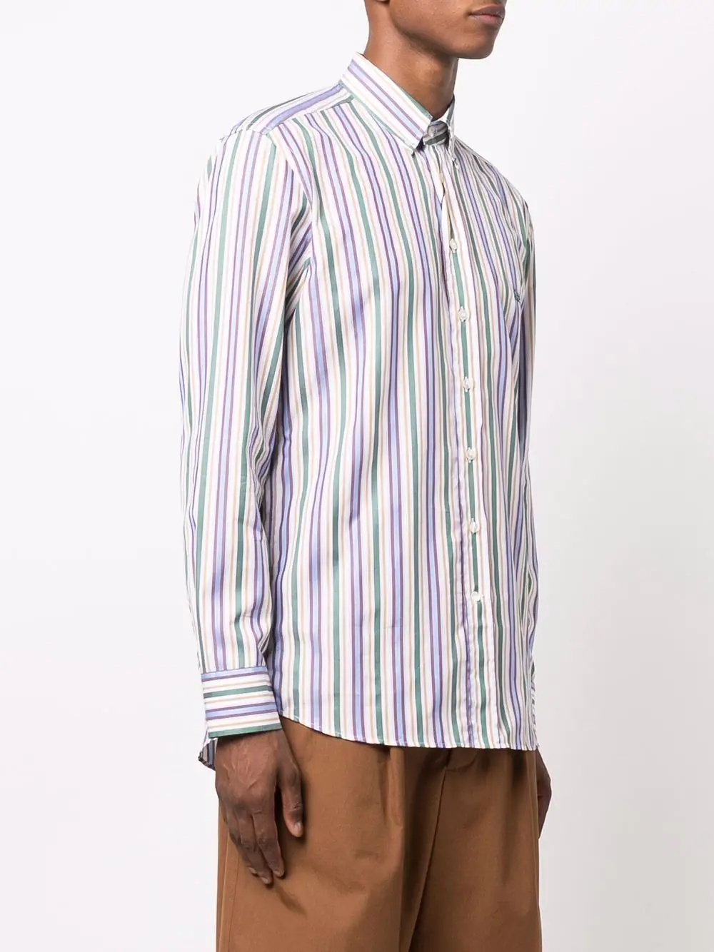 striped cotton shirt - 3